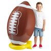KiddieLoot 36" Jumbo Blow Up Football Field Goal Party Decorations w/Tee