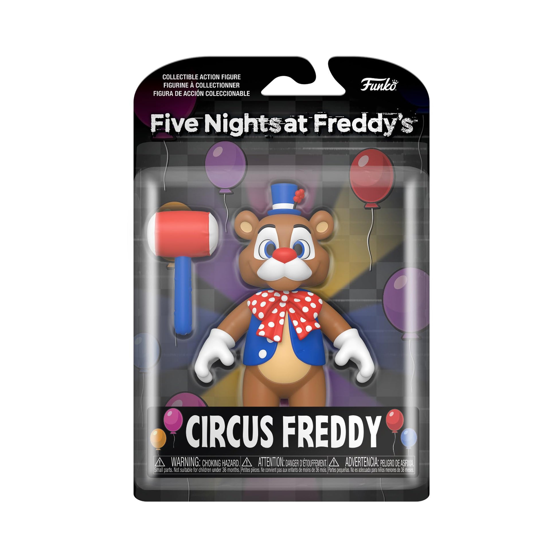 Funko Action Figure: Five Nights at Freddy's - Circus Freddy Fazbear - Collectable - Gift Idea - Official Merchandise