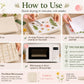 Suziko 9 Inch Microwave Flower Press Kit with Photo Frame - Quick Dry Flower Pressing Machine with Reusable Fabric, Ideal Gift for Flower Lovers