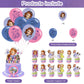 Princess Birthday Party Decoration, Princess Include Princess Theme Birthday Banner, Cake Topper, Latex Balloons for Fans Birthday Party Supplies