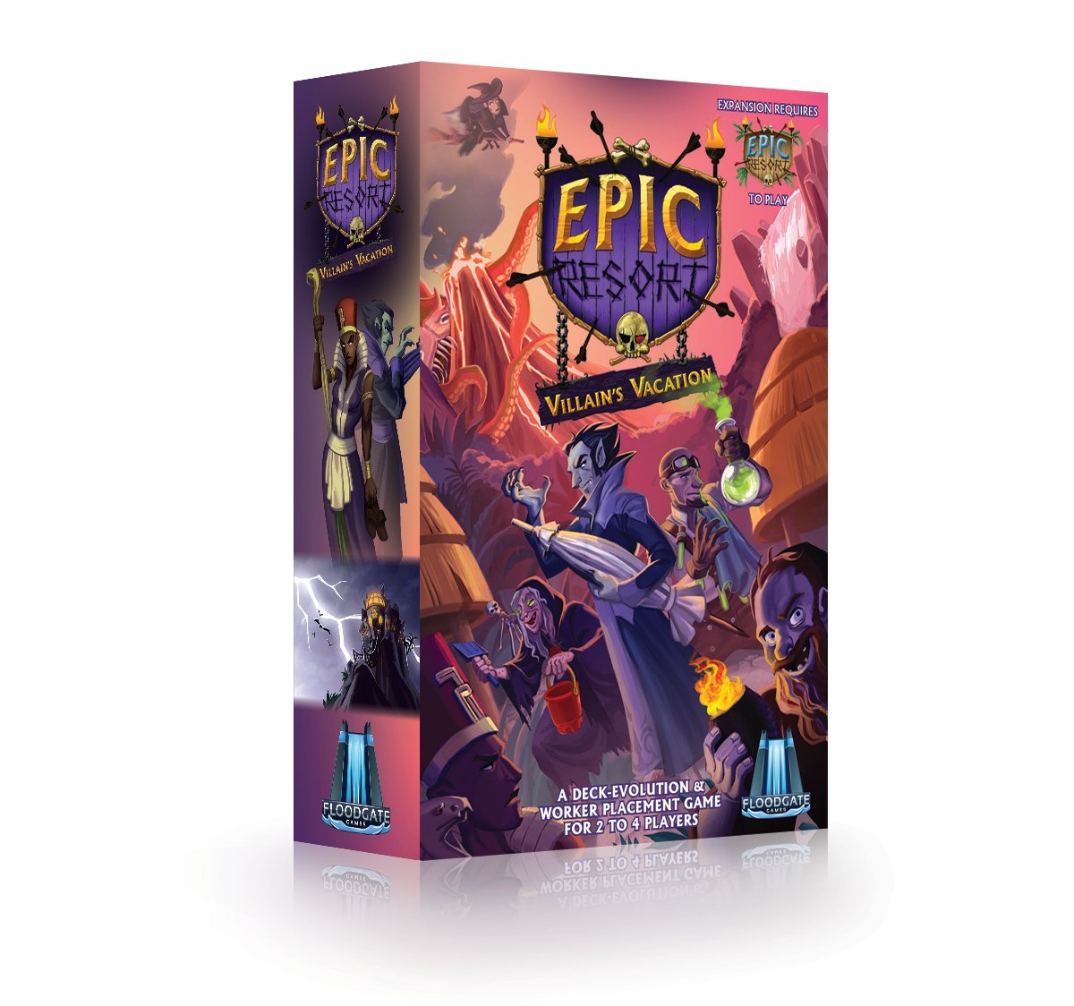 Floodgate Games Epic Resort: Villain's Vacation Board Game