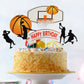 Set of 7 Basketball Letters DIY Happy Birthday For Boy Cake Topper Sport Cake Party Decorations Sports Party Supplies