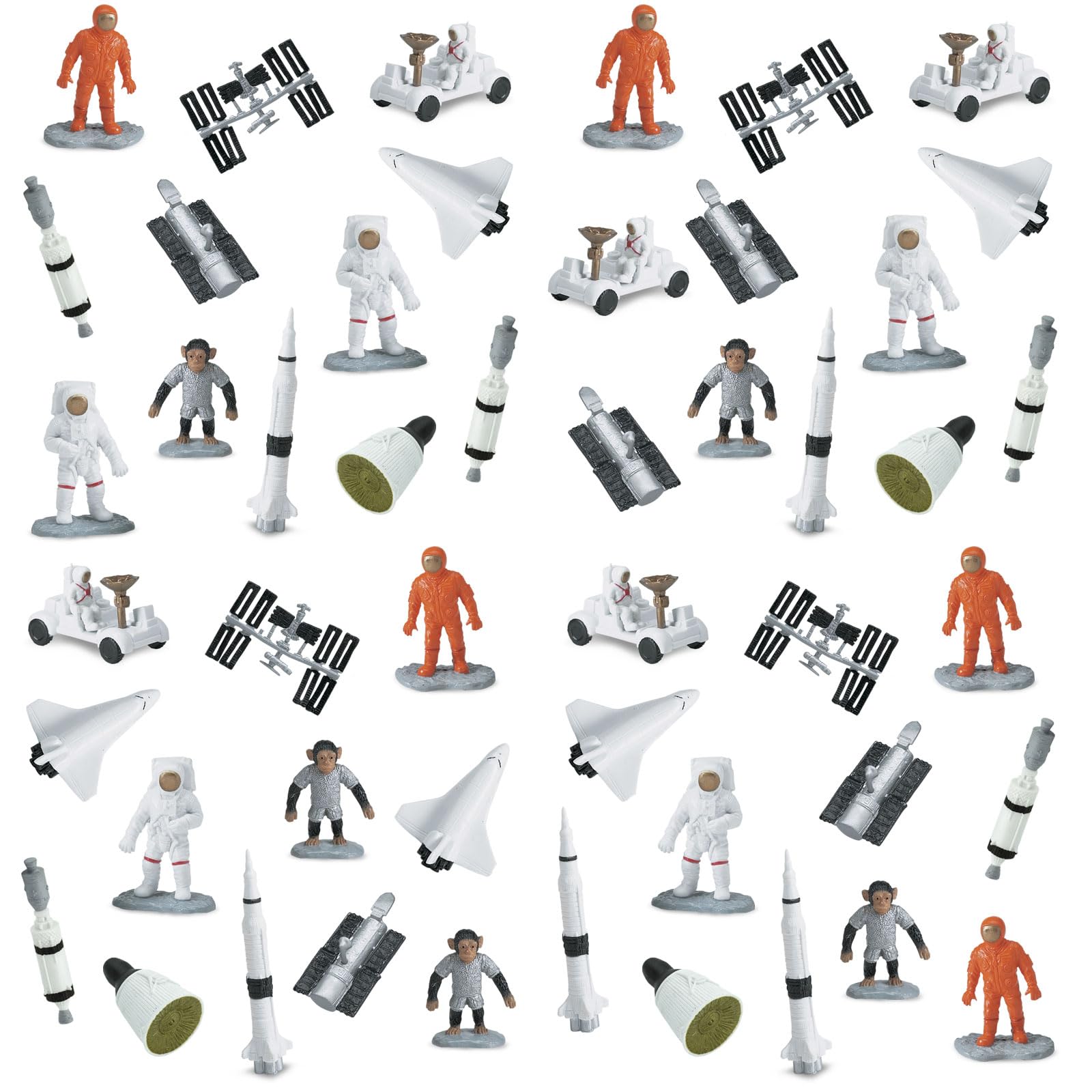 Safari Ltd. Space Bulk Bag - Set of Space Exploration Toy Set - 48 Piece Collection for Boys, Girls & Kids Age 3+