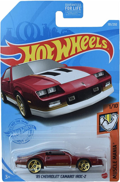 Hot Wheels '85 Chevrolet Camaro IROC-Z, Muscle Mania 1/10 - red