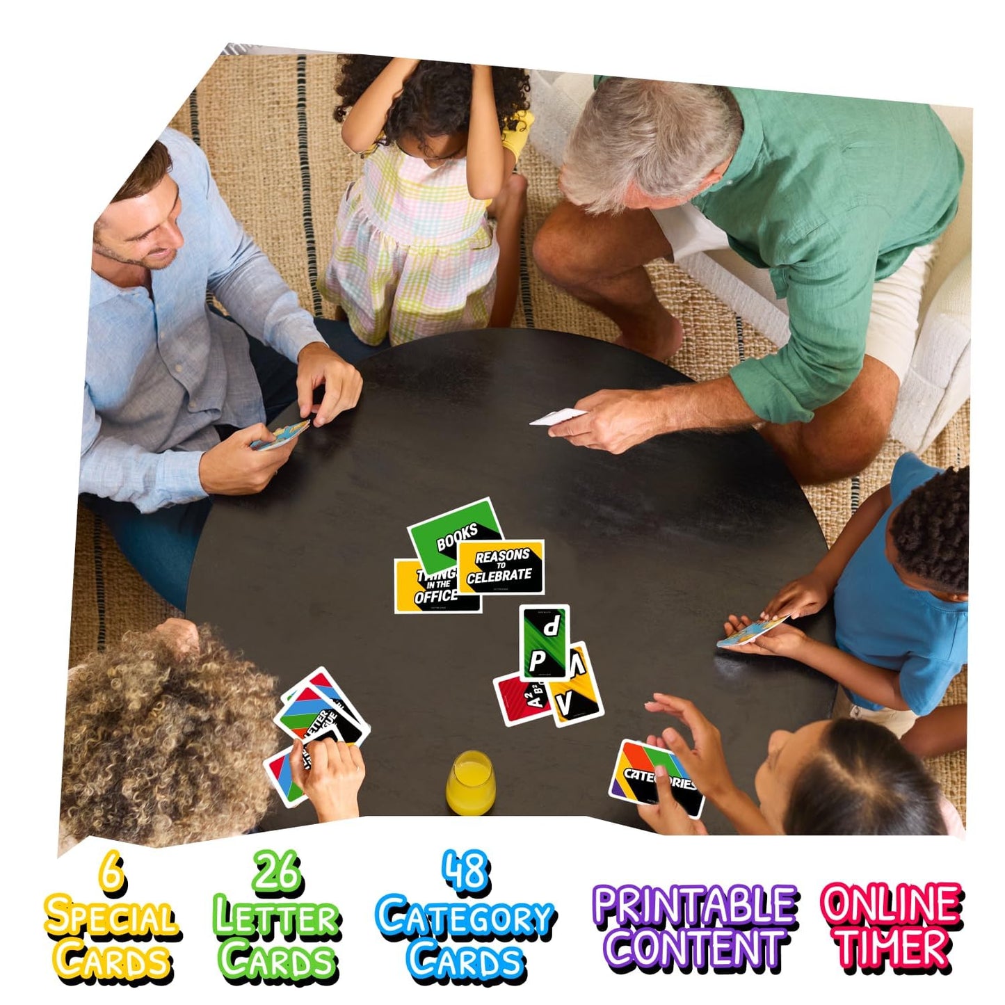 LETTER LEAGUE Word Game - for Families Adults and Kids, Word Card Game for All Ages, Family Games for Kids and Adults, Expand Your Vocabulary, Quick
