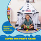 JOYIN Rocket Ship Play Tent Kids Spaceship Playhouse Tent Set Indoor Outdoor Easy Assembly Play Tent