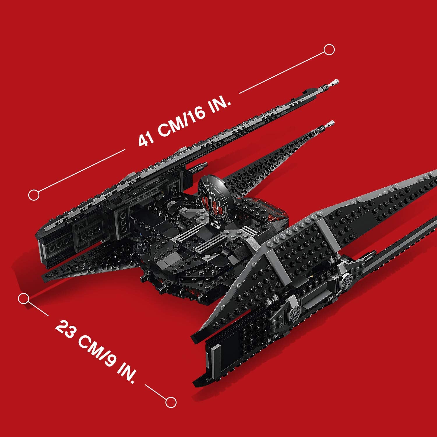 LEGO Star Wars Episode VIII Kylo Ren's Tie Fighter 75179 Building Kit, TIE Silencer Model and Popular Gift for Kids (630 Pieces)