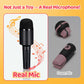 2026 Grab Microphone Game with Real Microphone, 2-10 Players -Singing Party Game for Adults, Family, Teens, 250 Lyric Challenge(135 Cards), Fun Music