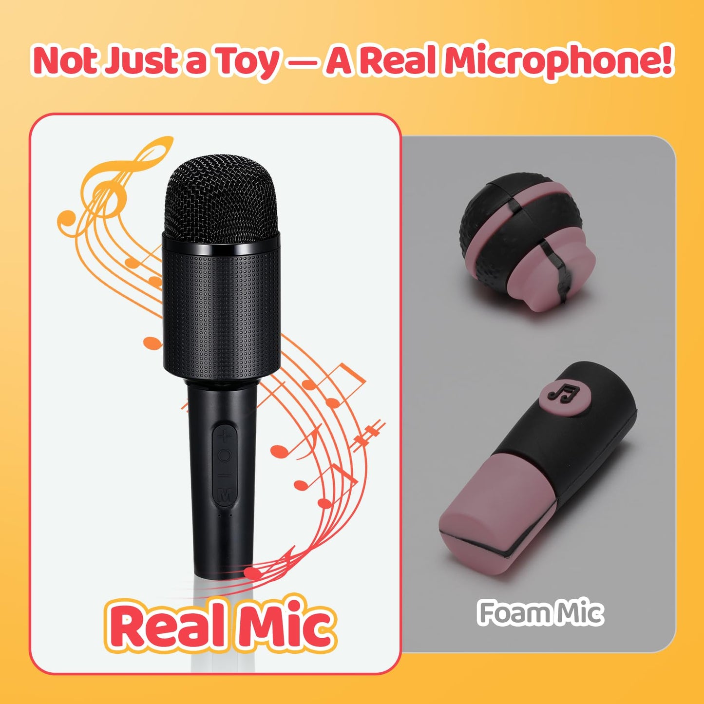 2026 Grab Microphone Game with Real Microphone, 2-10 Players -Singing Party Game for Adults, Family, Teens, 250 Lyric Challenge(135 Cards), Fun Music