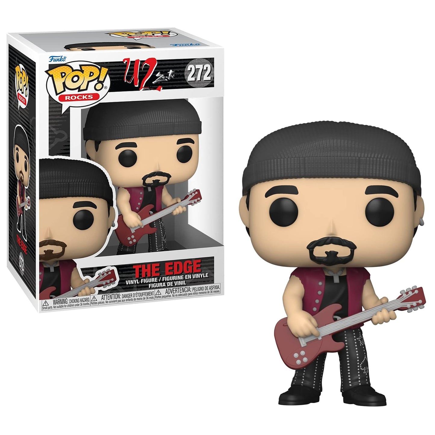 Funko Pop! Rocks: U2 ZooTV Collectors Set- Adam, Edge, Larry, and Bono