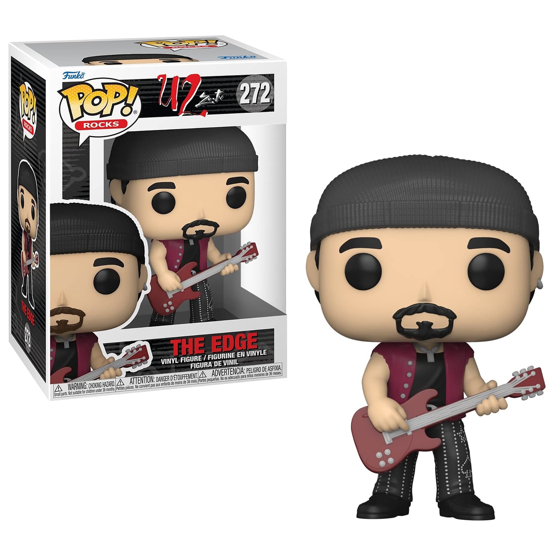 Funko Pop! Rocks: U2 ZooTV Collectors Set- Adam, Edge, Larry, and Bono
