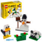 LEGO Classic Creative White Bricks 11012 Building Kit; Toy Building Set for Creative Play with 3 Build Ideas, Including a Snowman, Sheep and Seagull