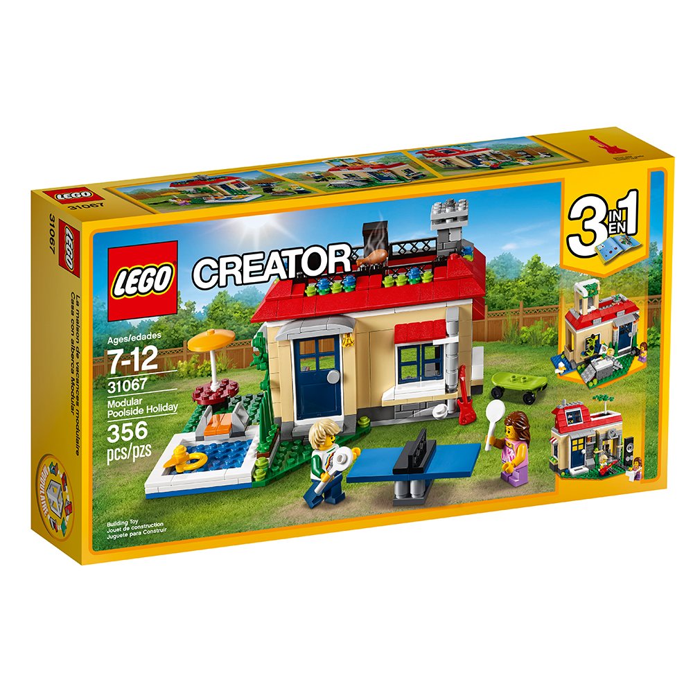 LEGO Creator Modular Poolside Holiday 31067 Building Kit (356 Piece)