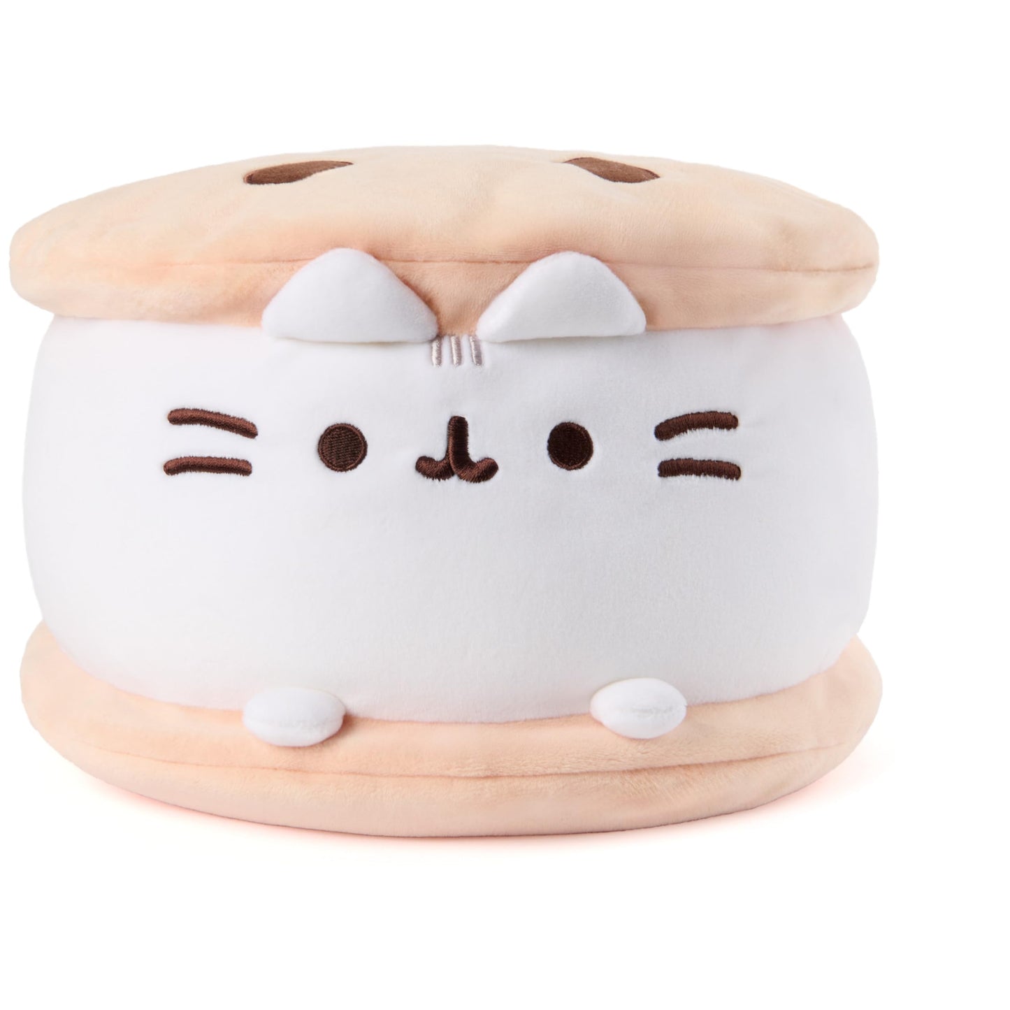 GUND Pusheen Cookie Ice Cream Sandwich Squisheen 11" Squishy Plush; Ages 8+