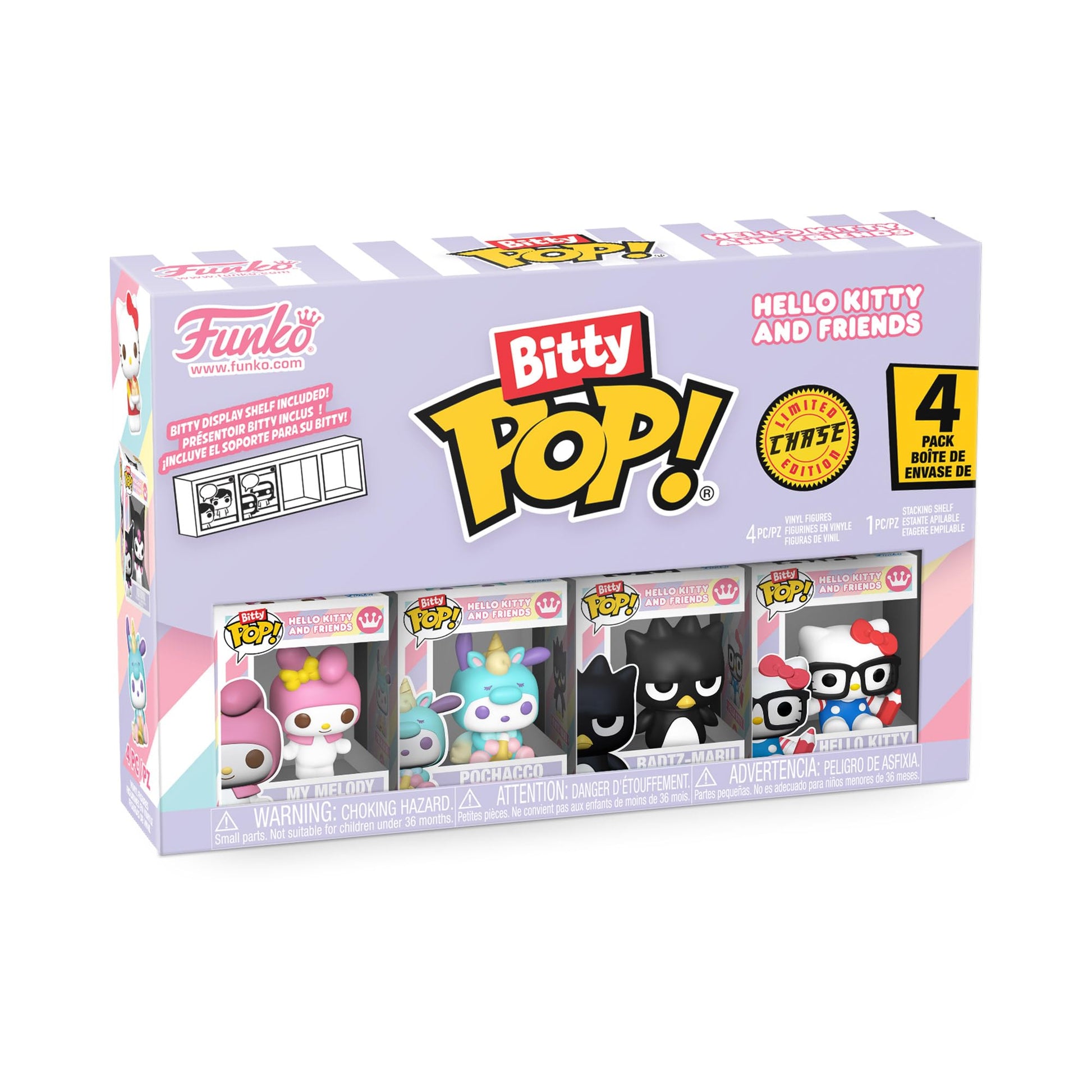 Funko Bitty POP! 4 Pack: Sanrio - My Melody, Pochacco (1 in 6 Chase Chance)