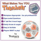 Trainers Warehouse What Makes You You Thumball 6" | Fun Team Building Activity - Ice Breaker Topics - Promote Team Spirit | 32 Panels to Prompt
