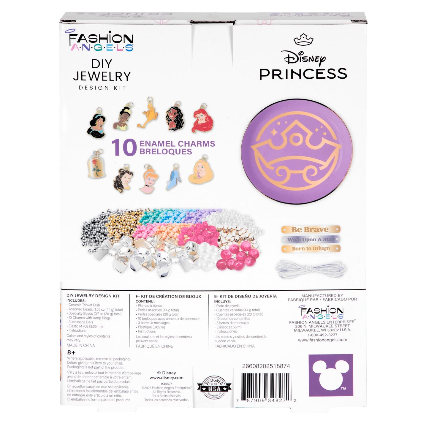 Fashion Angels Disney Princess Royal Bling DIY Jewelry Kit