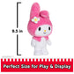 GUND Sanrio Hello Kitty My Melody Plush, Premium Stuffed Animal for Ages 1 and Up, 9.5”, Pink/White