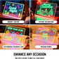 LED Note Board with Colors, Lumiboards Led Drawing Board for Kids, Clear Drawing Board with Light, 12 Inch Light-Up Acrylic Writing Board, Ideal Gift