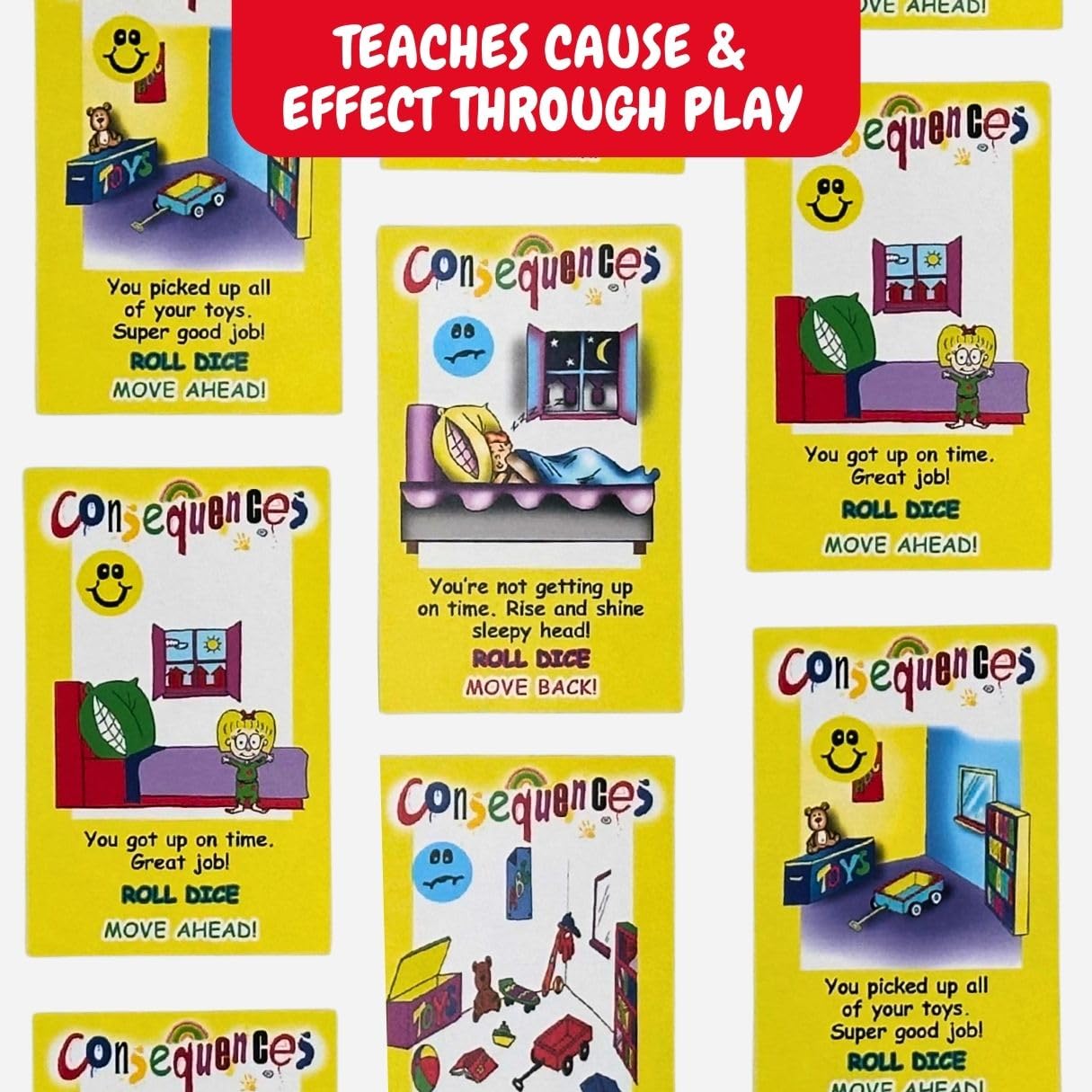 Talicor Consequences - The Ultimate Behavior Board Game for Preschoolers Age 3+