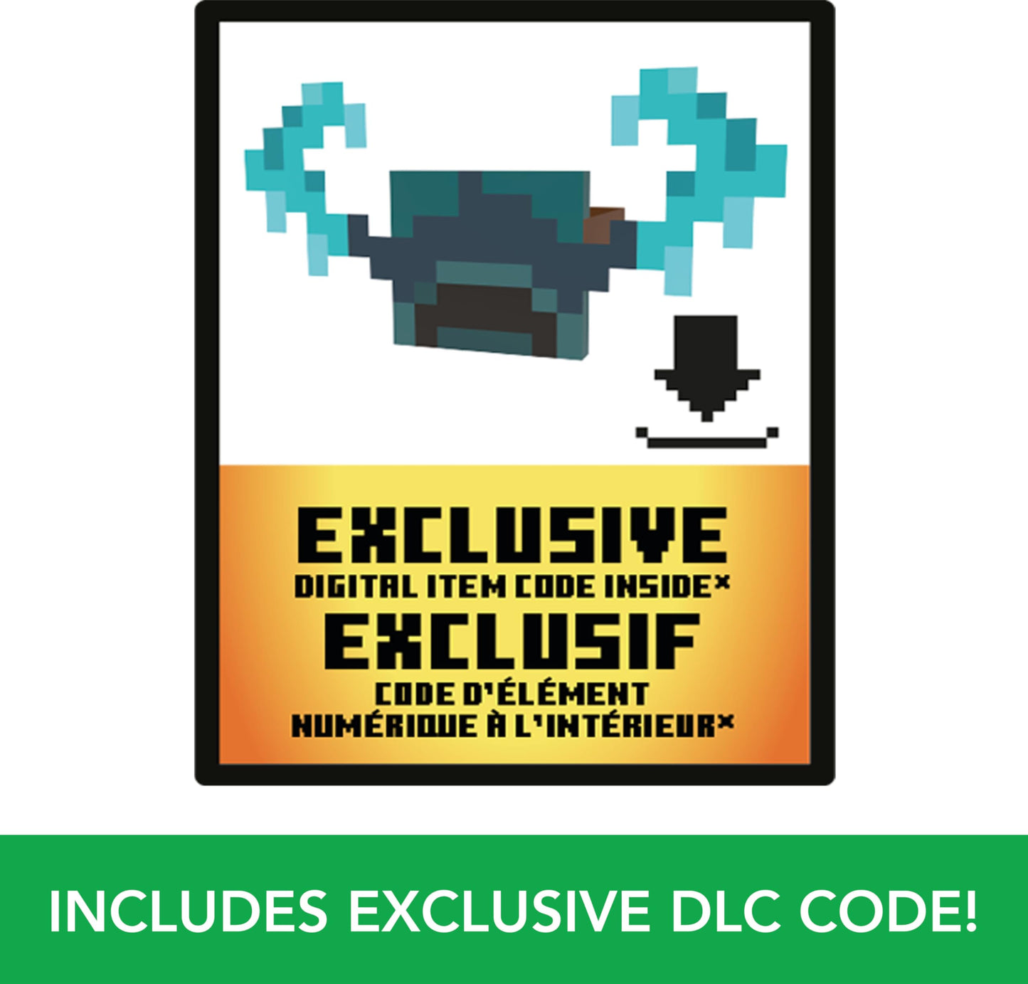 Mattel Minecraft Mini Mode Playset, Rise of the Warden Set with 2 Minis including Steve & Warden Figures & DLC Code