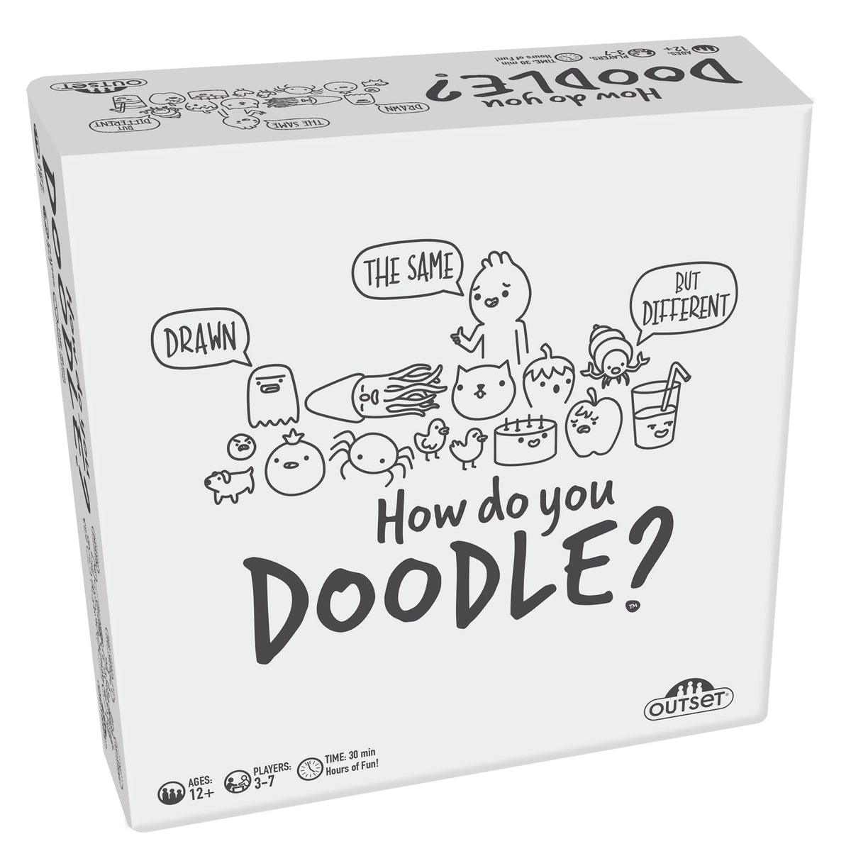 How Do You Doodle? Board Game - The Fast paced Drawing Game - for 3 to 7 Players Ages 12 and up by Outset