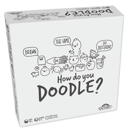How Do You Doodle? Board Game - The Fast paced Drawing Game - for 3 to 7 Players Ages 12 and up by Outset