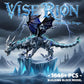 Myth Qholve Mechanical Dark Ice Dragon Building Block Set with Hand Crank Motion Movable Head, Wings & Limbs Fantasy Dragon Model Kit for Teens