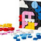 LEGO DOTS Adhesive Patch 41954 DIY Craft Decoration Building Toy Set for Girls, Boys, and Kids Ages 6+; Fun Sticker-Style Kit for Arts-and-Crafts Fans