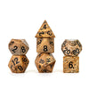 FanRoll Mystic Mines Jasper: 16mm Stone Polyhedral Dice Set