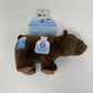 Spunky pup Clean Earth Plush Bear | Made from 100% Recycled Water Bottles |Large,Brown,7212