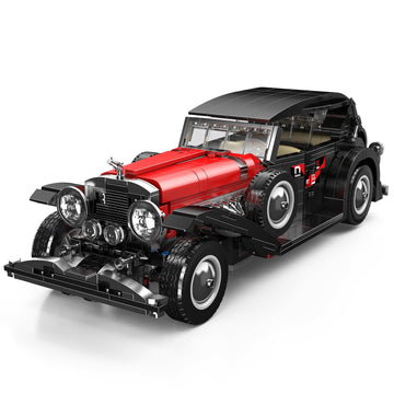 Mould King 10114 Convertible Sports Car Building Kit, 1308 PCS Creative Model Set for Teens & Adults, Collectible Display Car Toy for Home or Office