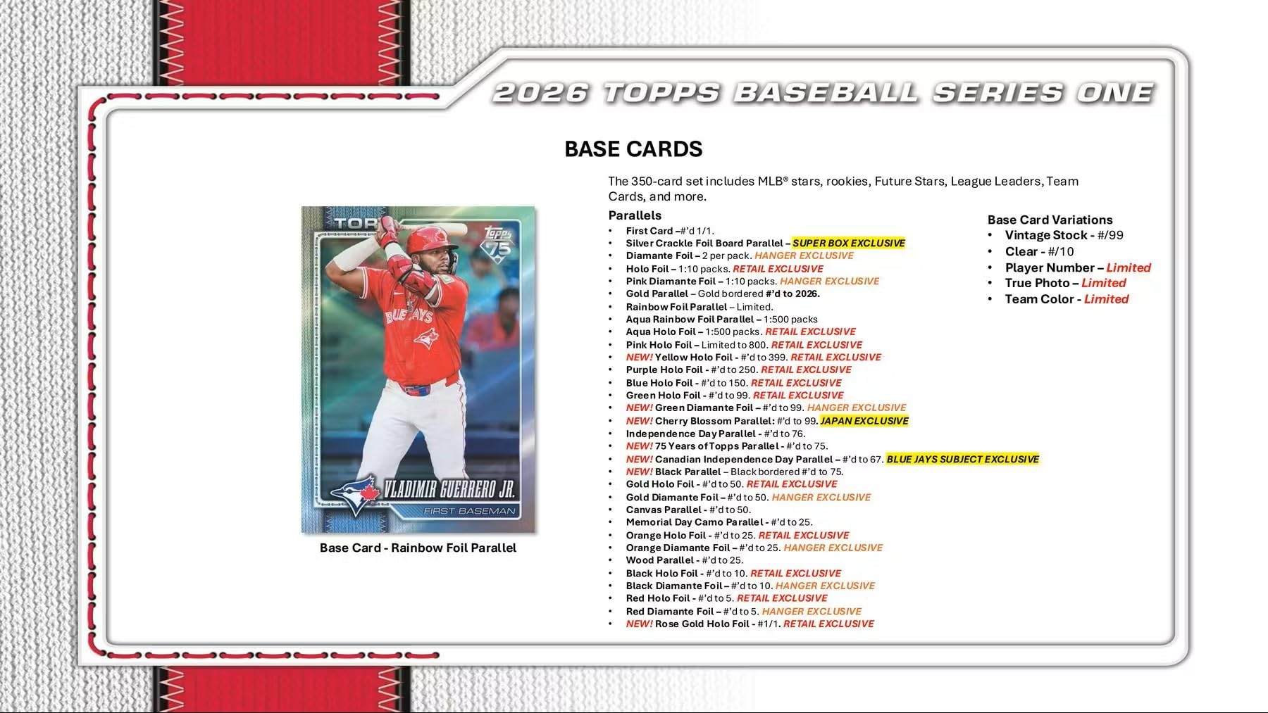 2026 Topps Baseball Series 1 Value Blaster Box
