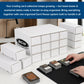 BCW Card House Storage Unit with 12 x 800ct Boxes | Holds Up to 9600 Cards | Organizer for Sports Cards, Pokémon, Magic: The Gathering & More