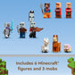 LEGO Minecraft The Llama Village Farm House Toy Building Set 21188, Minecraft Gift Idea for Kids, Boys, Girls Age 9+ Years Old, Create a Minecraft