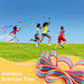 HiUnicorn 12PCS Rainbow Party Favors Dance Ribbons for Kids Circus Carnival Rhythmic Gymnastics Birthday Party Decoration Supplies, Ribbon Baton