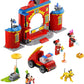 LEGO Disney Mickey and Friends - Mickey & Friends Fire Truck & Station 10776 Building Kit; Fun Firehouse Play Set; New 2021 (144 Pieces)