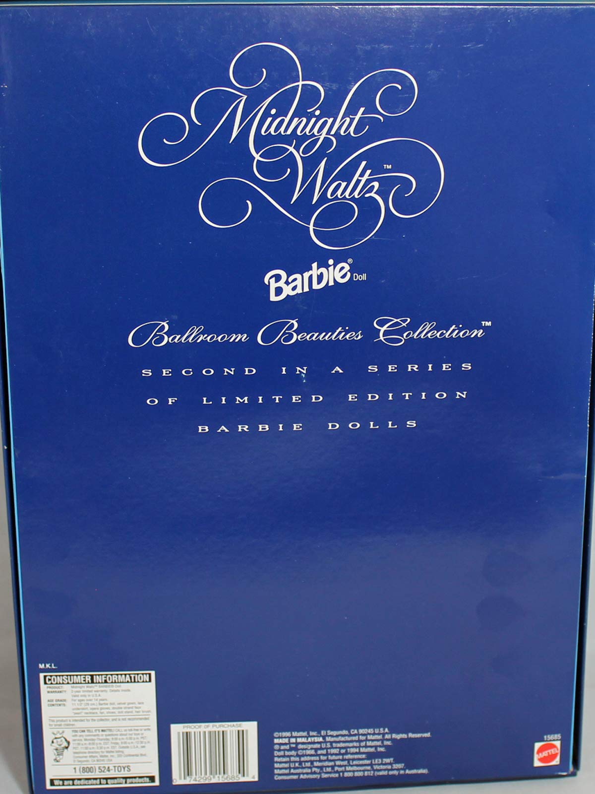Midnight Waltz Barbie Ballroom Beauties Collection