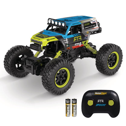 Motor Dayz Vaughn Gittin Ford Bronco RC Truck - 1:15 Scale 4WD Remote Control Car, Officially Licensed Bronco “Brocky,” 2.4GHz Full-Function Control