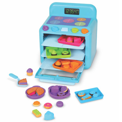 Learning Resources Sorting Sweets Mini Oven, Play Food, Kids Kitchen Playset, Pretend Play Toys, Mini Food, Sorting Toys, Montessori Cooking Set