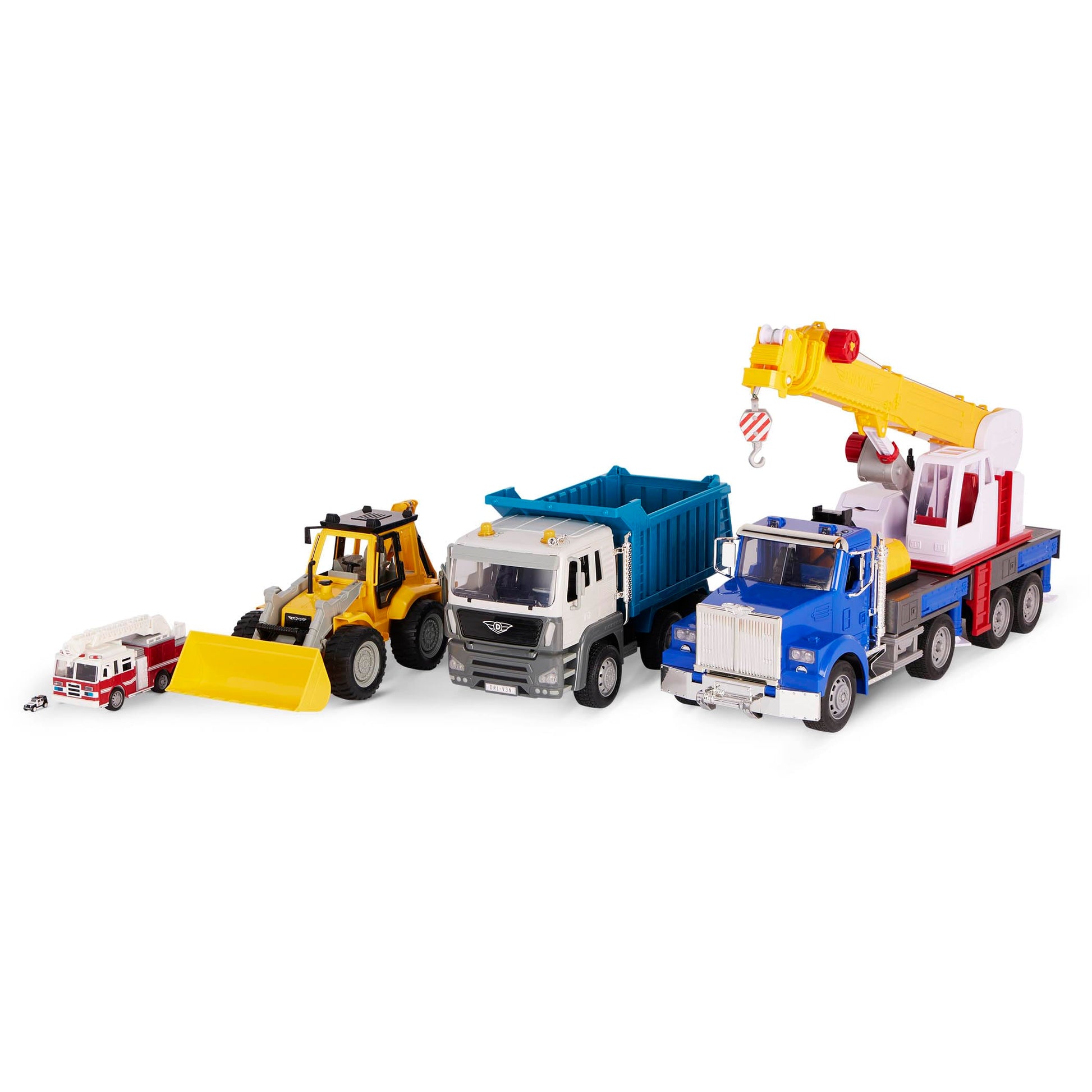 Driven by Battat Pocket Fleet 1 Mini Toy Cars 10 Pack Playset, Trucks