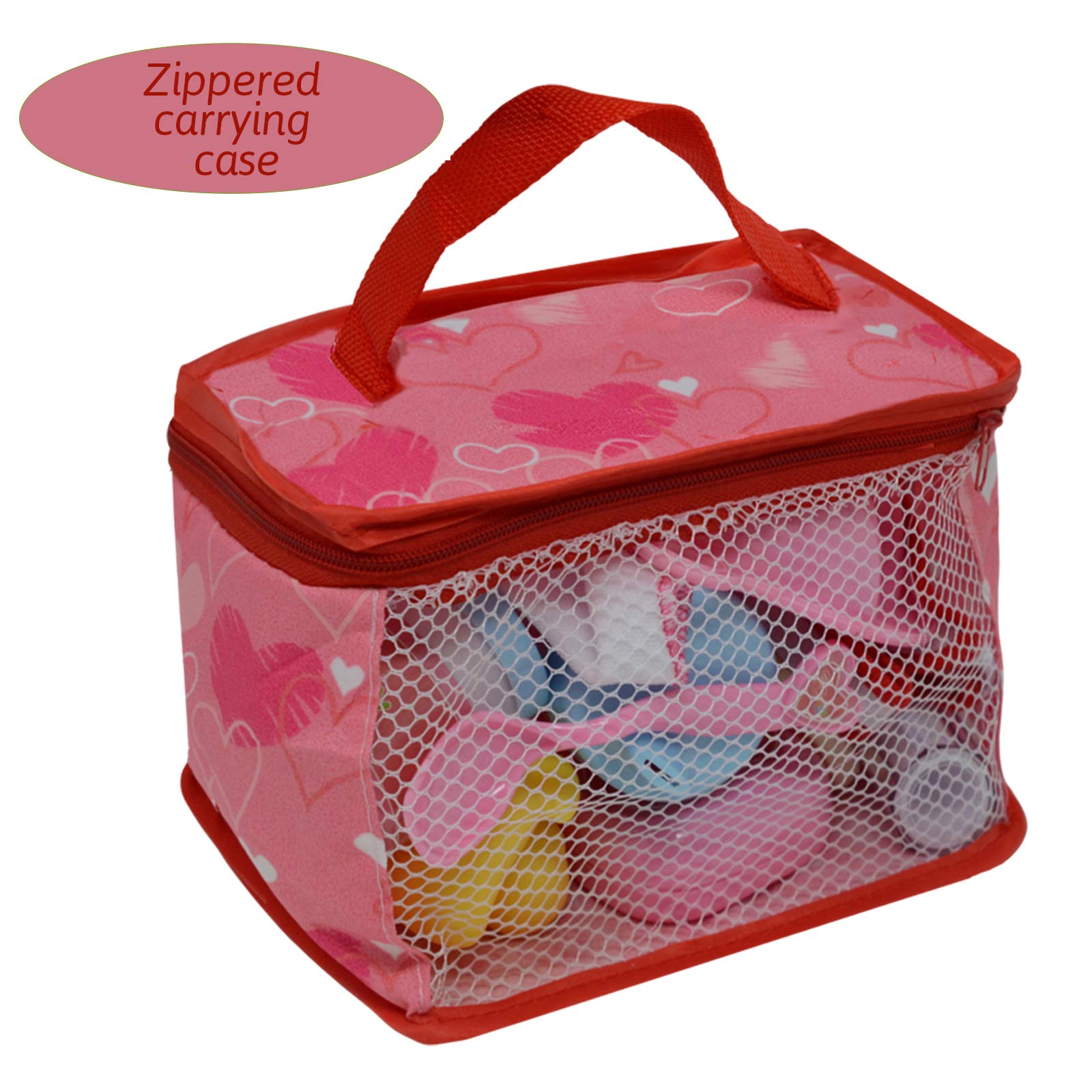 The New York Doll Collection Baby Doll Feeding & Caring Accessory Set in Zippered Carrying Case