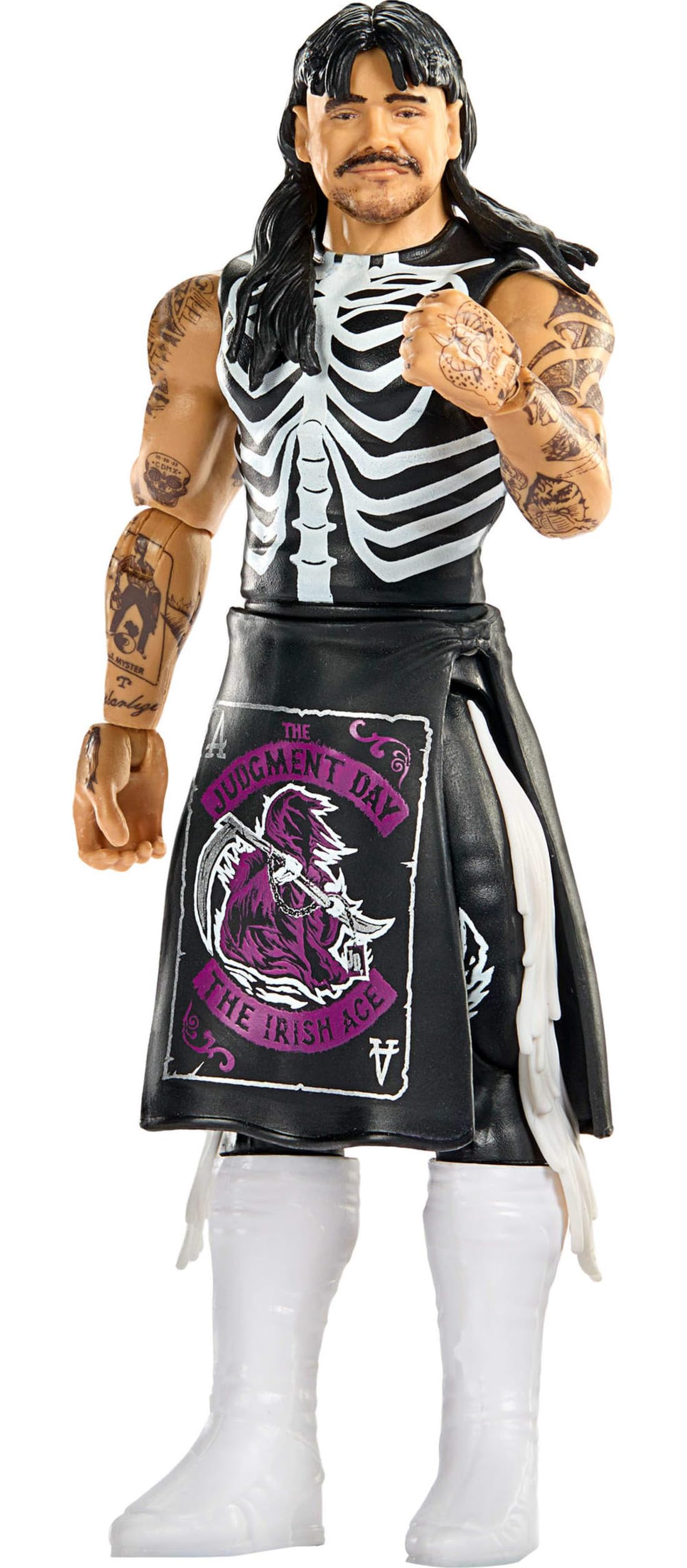 Mattel WWE “Dirty” Dominik Mysterio Action Figure, Main Event Series #160, 6-inch Collectible Superstar with 14 Articulation Points & Life-Like Look