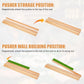 efulycozyy Mahjong Racks with Pushers, Mahjong Pushers and Racks, Wooden Mahjong Racks Set of 4, Mahjong Pushers with Storage Bags, Magnetically