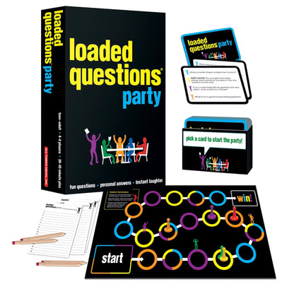 Loaded Questions Party Game, Hilarious "Who Said What?" Game for Family & Friends, Fun Icebreaker for Adults & Family Time