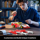 Mould King GTRLongtail Speed Champion Car Building Kits, MOC Racing Car Toys Model, Vehicle Blocks Set Suitable for Boys to Build, House Decoration