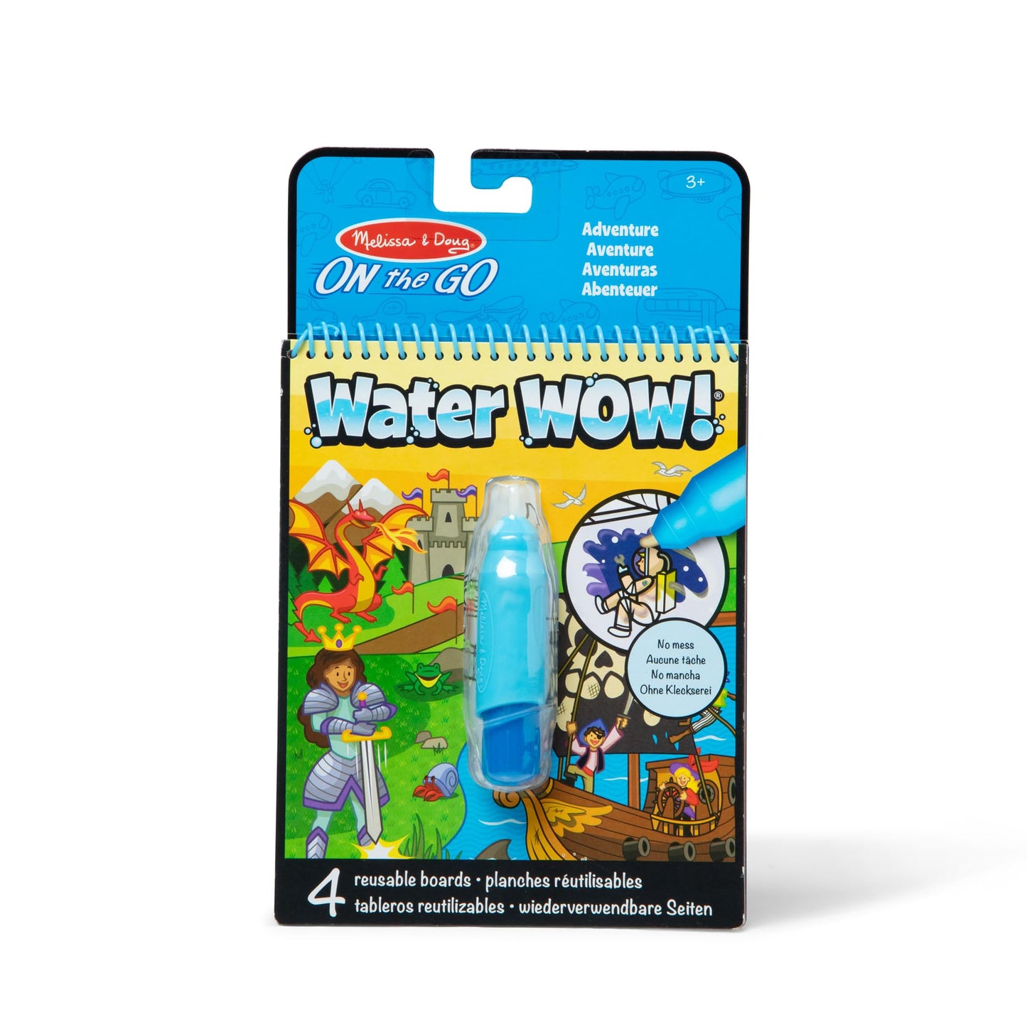 Melissa & Doug Water Wow! Adventure | Water Reveal Travel Book | Activity Pad | 3+ | Gift for Boy or Girl