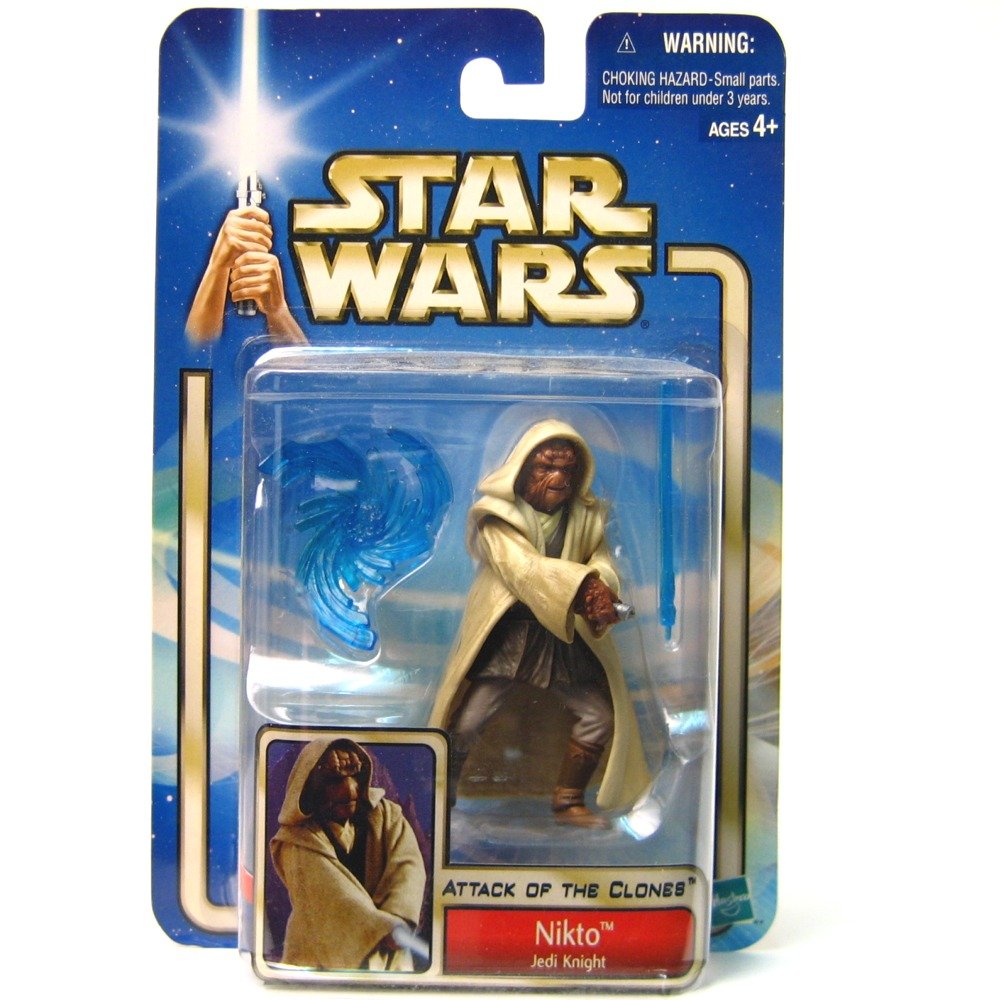 Star Wars Attack of The Clones Figure: Nikto (Jedi Knight)