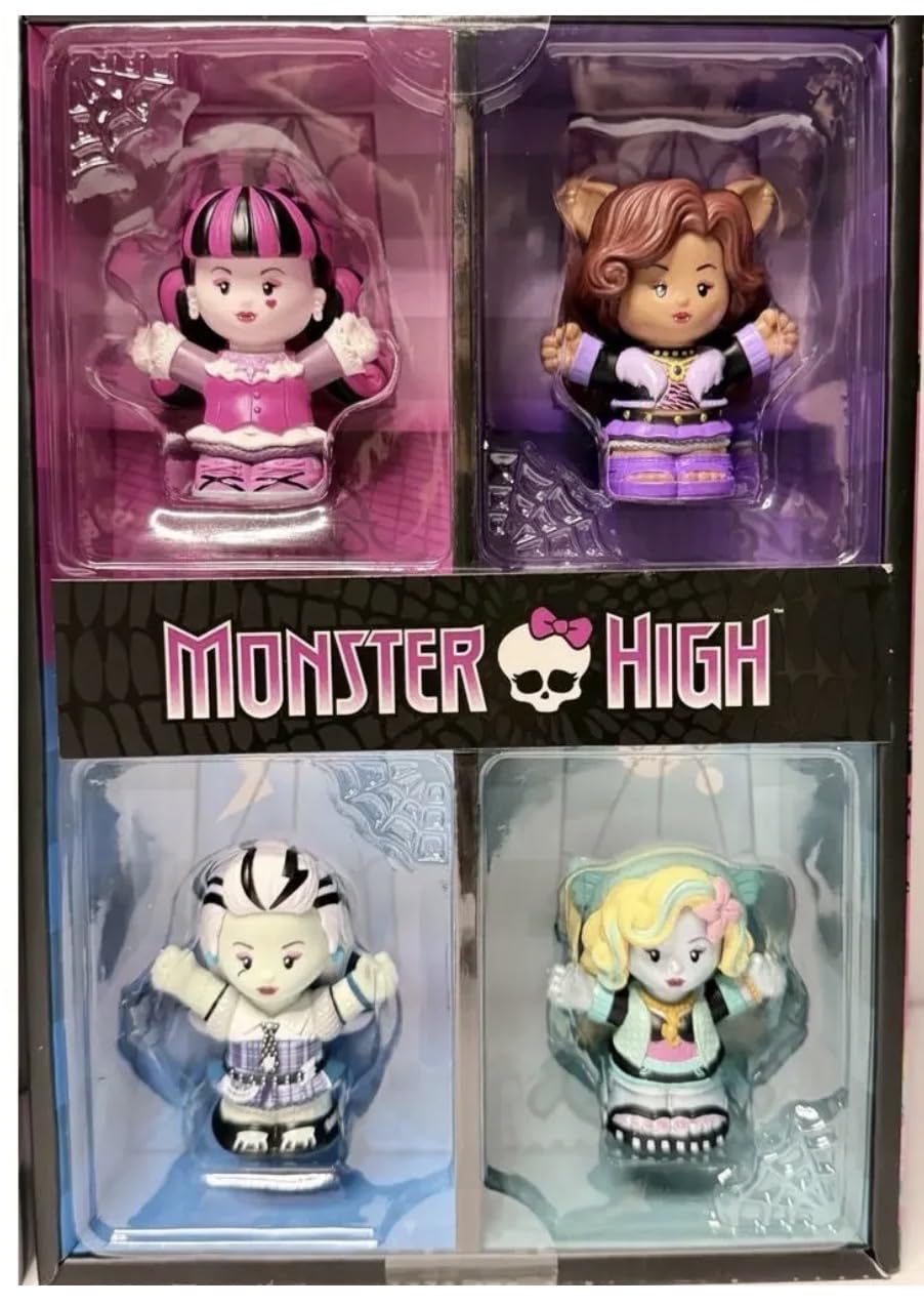 Fisher-Price Little People Collector Monster High Special Edition Collectible Figure Set, Unique Monster High Character Figures, Collectible Toy for