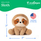 The Petting Zoo Sloth Stuffed Animal Plushie, Gifts for Kids, Snugletz Zoologee Plush Toy, 7 in